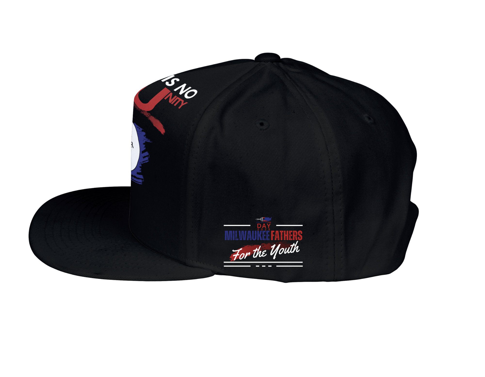 Hat side design for platinum sponsors