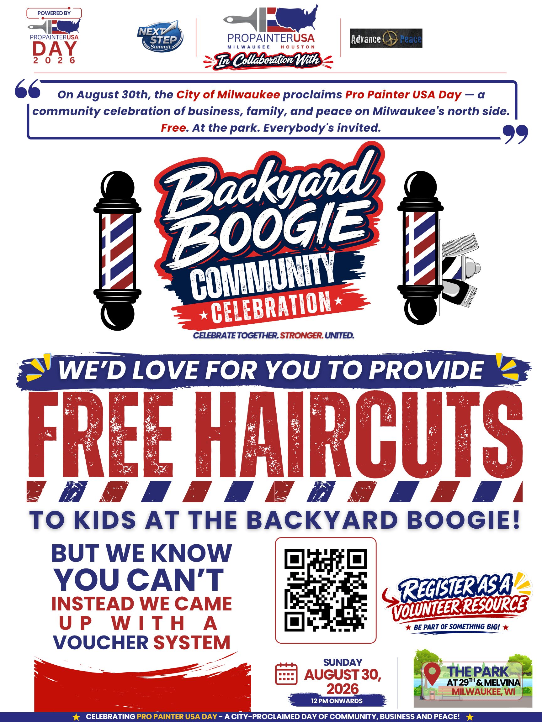 Pro Painter USA Day 2026 We need Resource Flyer Barber Low
